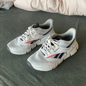 Reebok White and Black Running Shoes